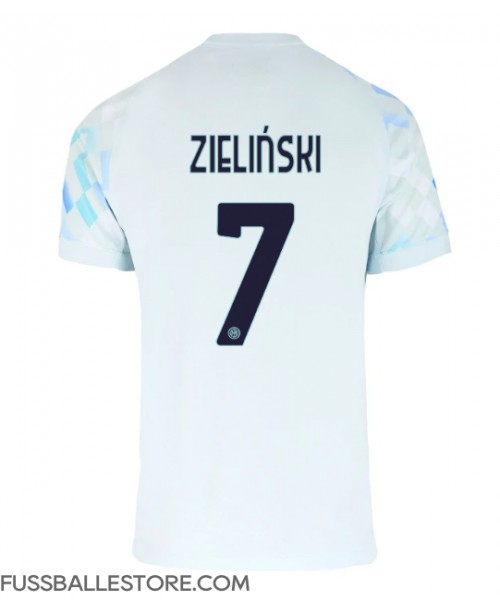 Günstige Inter Milan Piotr Zielinski #7 Auswärtstrikot 2025-26 Kurzarm Günstige Inter Milan Piotr Zielinski #7 Auswärtstrikot 2025-26 Kurzarm